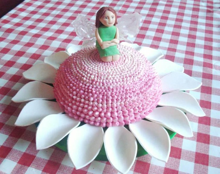 Flower Fairy Birthday Cake