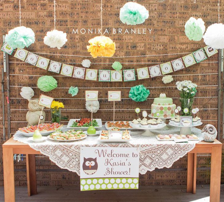 Garden Shower Green Themed Spring Baby Shower for Boys