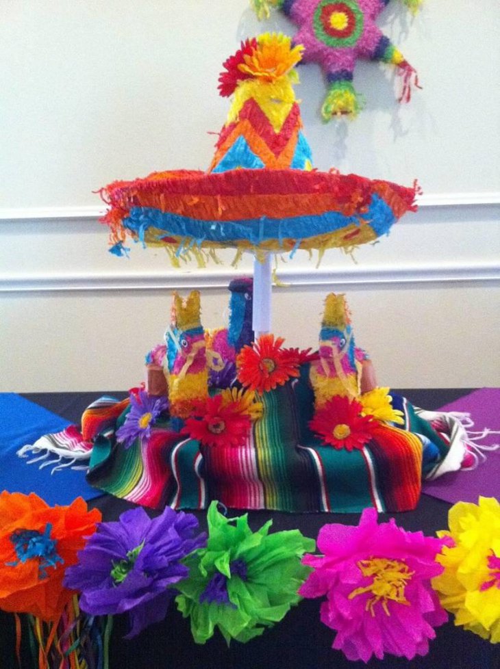 Gorgeous Mexican fiesta party centerpiece