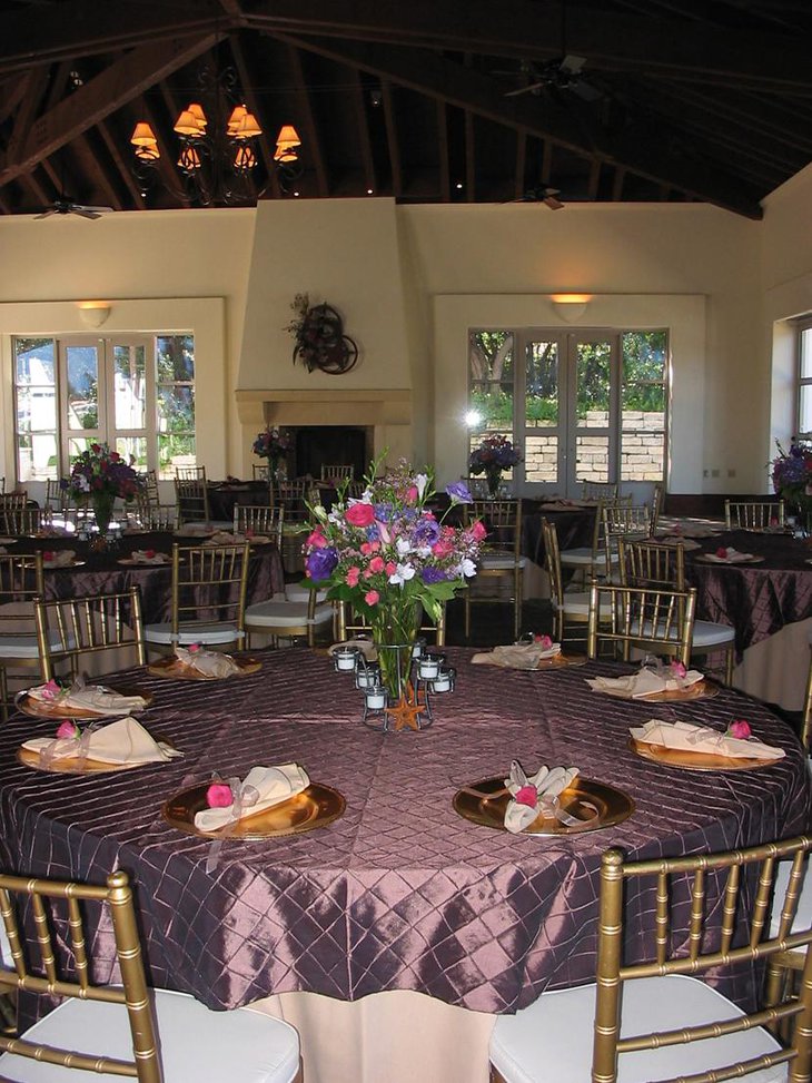 Gorgeous Mocha Pintuck Overlay Table Linen