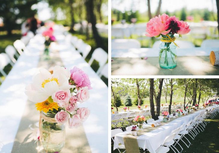 Gorgeous Rustic Wedding Centerpiece