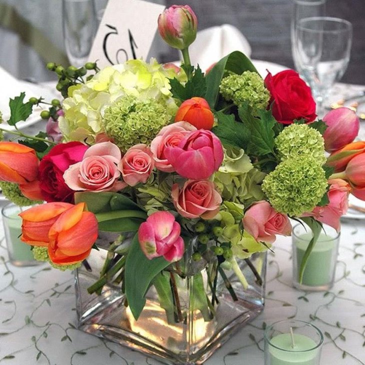 Gorgeous Summer Wedding Centerpiece Decoration