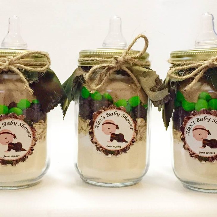 Gourmet Cookie Mixes For Baby Shower Party Favor