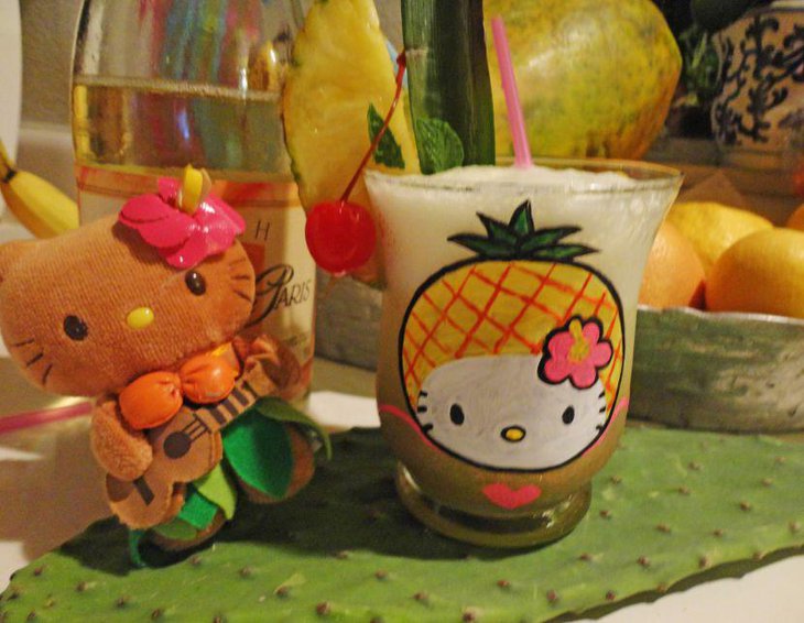 Hello Kitty Drinks for birthday party