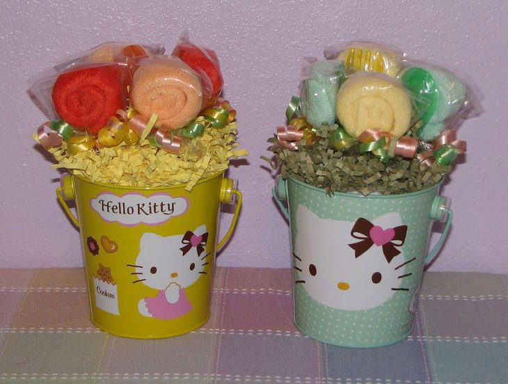 Hello Kitty favor cups for birthday party