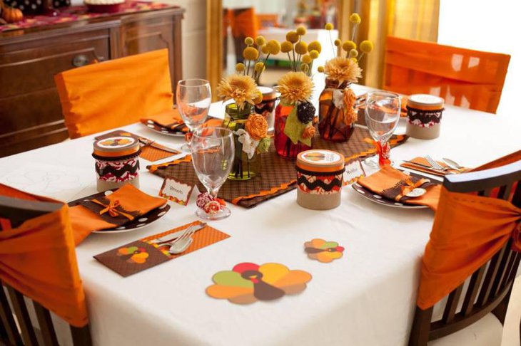 Homemade Thanksgiving Floral Centerpiece Ideas