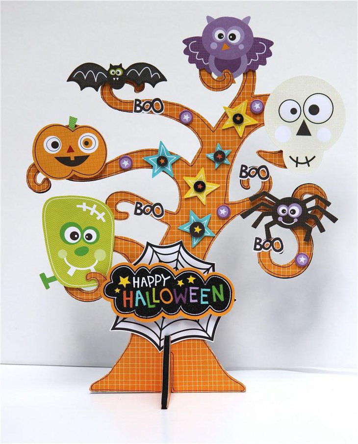 Kid special Halloween tree centerpiece