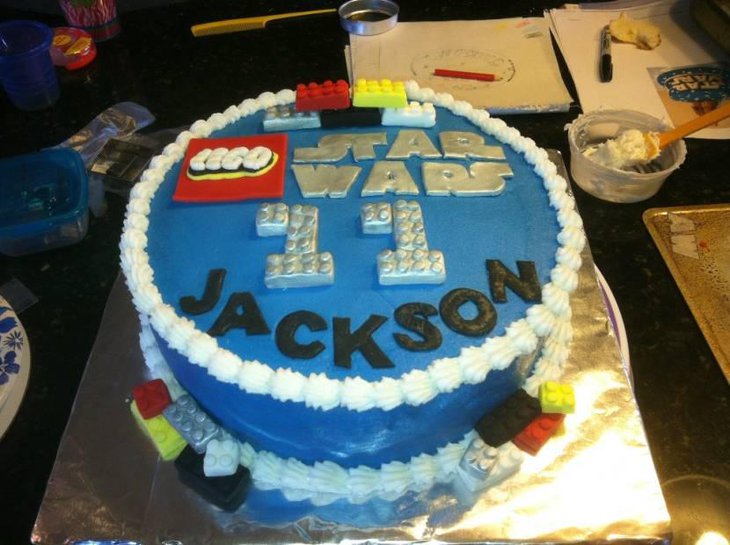 Lego Star Wars Birthday Cake