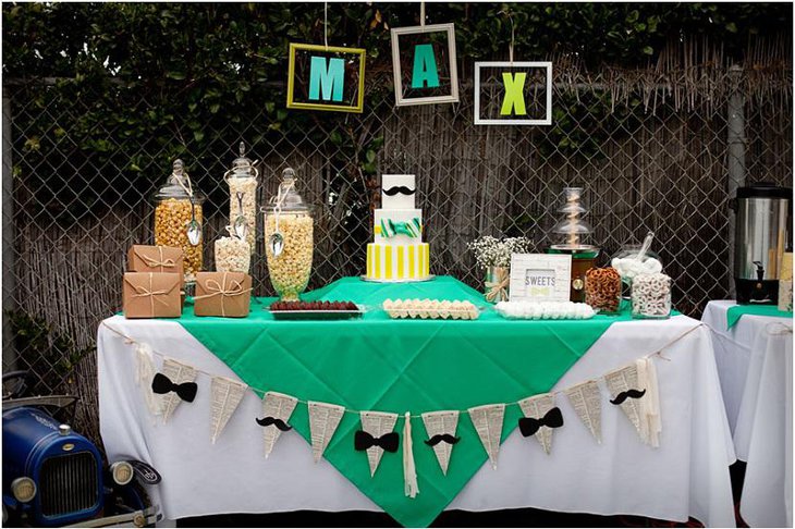 Little Mister Outdoors Spring Baby Shower Idea for Boys