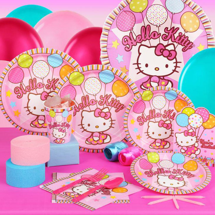 33 Hello Kitty Birthday Party Ideas | Table Decorating Ideas