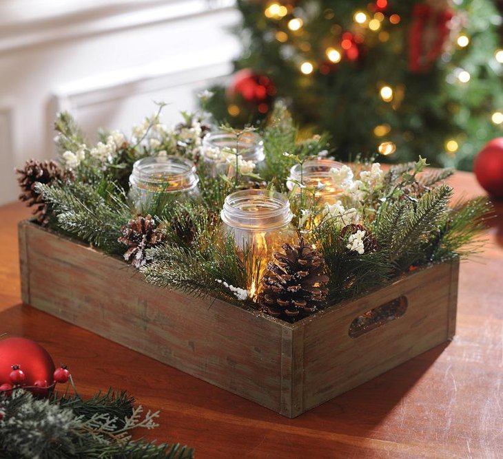 mason jar christmas decorations