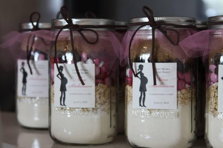 Mason Jar Party Favors For Baby Shower