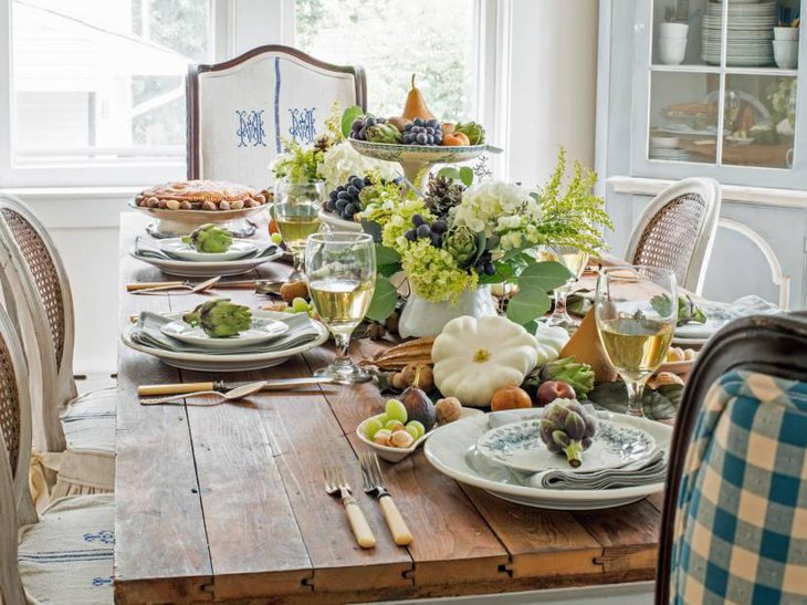 Mixed Fruits as Thanksgiving Centerpieces 2