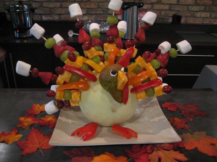 Mixed Fruits as Thanksgiving Centerpieces 3