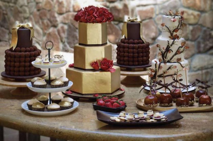 Rustic Dessert Table Display