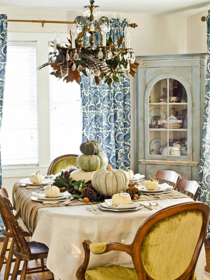 Rustic Thanksgiving Table Setting Ideas