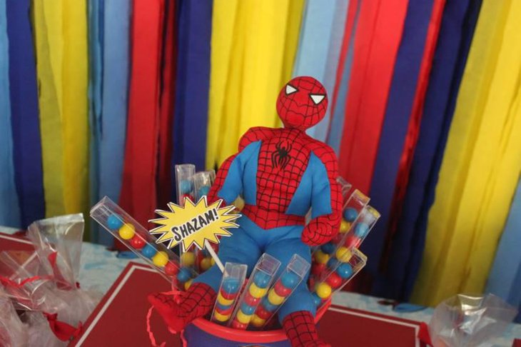 Spiderman Birthday Favors