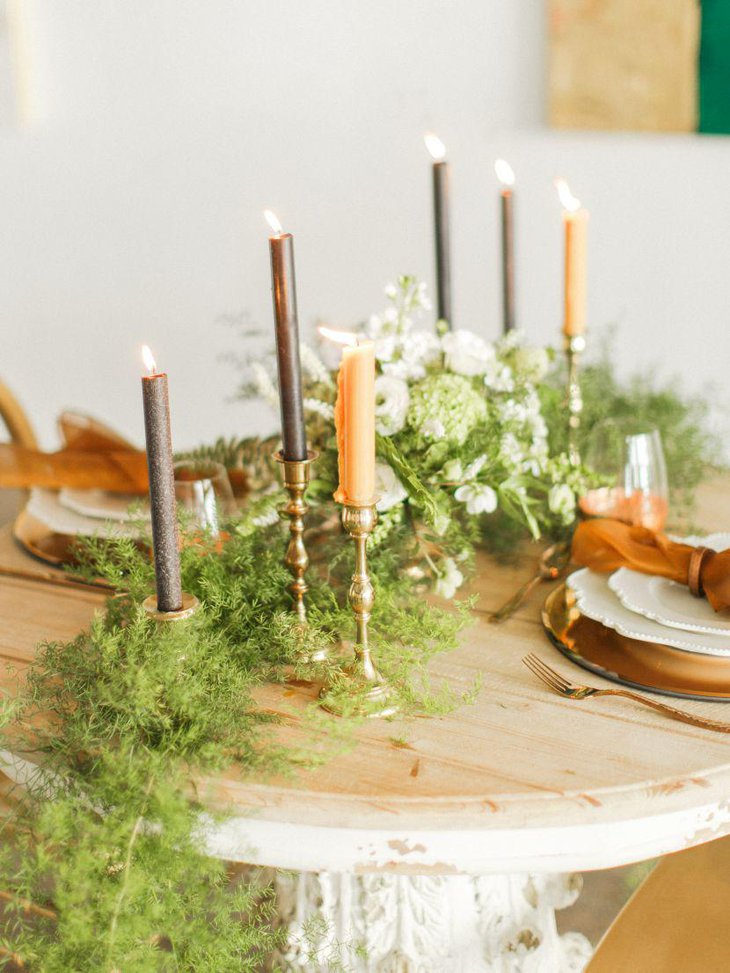 St Patricks Day candle decoration