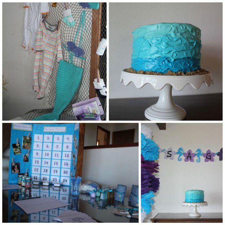 Stunning DIY mermaid baby shower