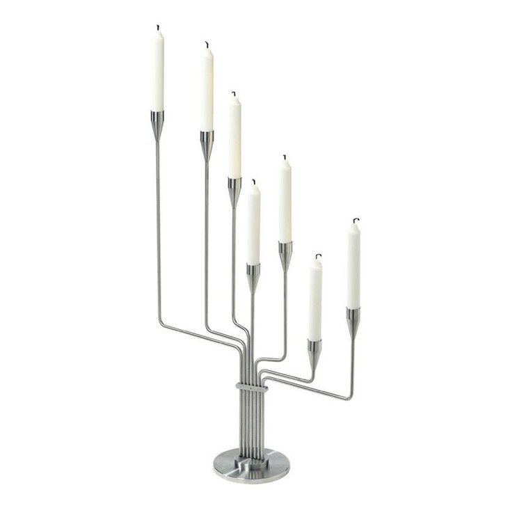 Stylish mega candlestick candelabra centerpiece