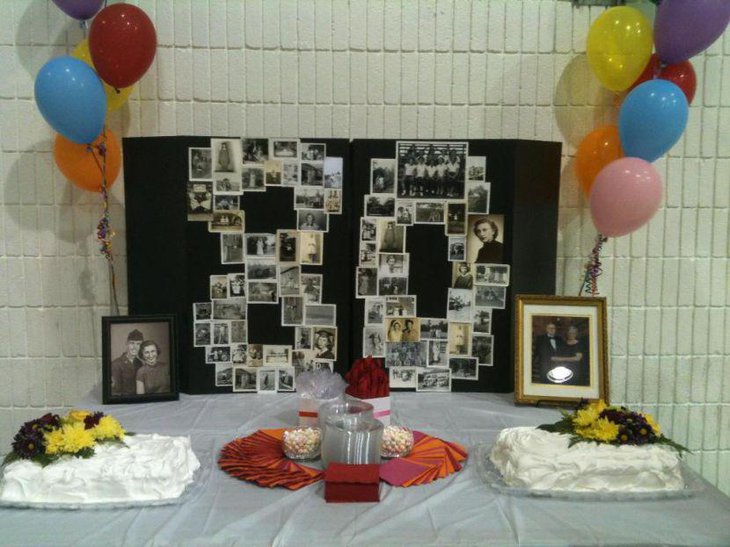 35 Memorable 80th Birthday Party Ideas Table Decorating Ideas