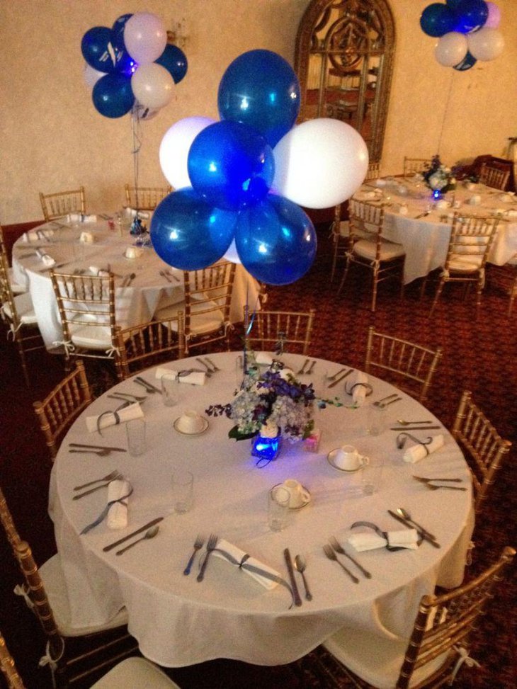 Sweet graduation balloon centerpiece