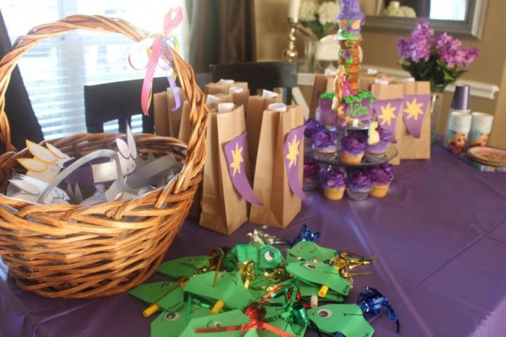 Tangled Movie Inspired Kids Gifts Table Decor