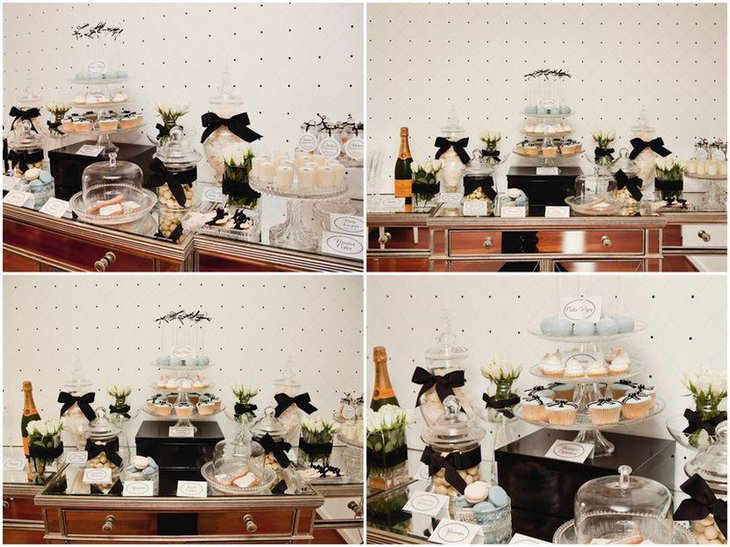 Tiffany themed dessert table design