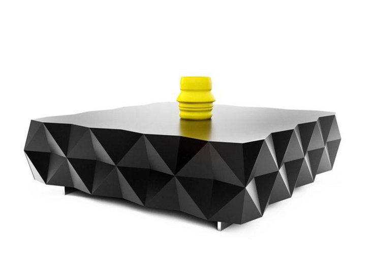 Unique geometric styled coffee table design