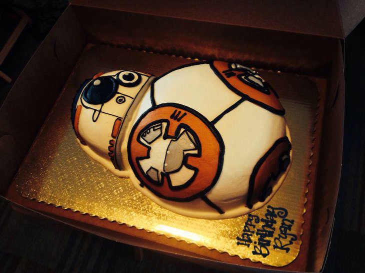 Unique Star Wars birthday cake