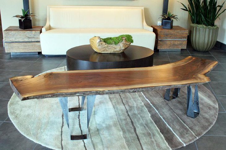 Unique Tree Branch DIY Coffee Table