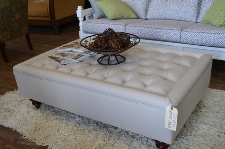 Vintage Coffee Table and Ottoman