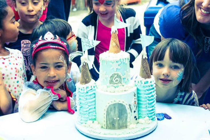 Yummy Frozen Birthday Cake